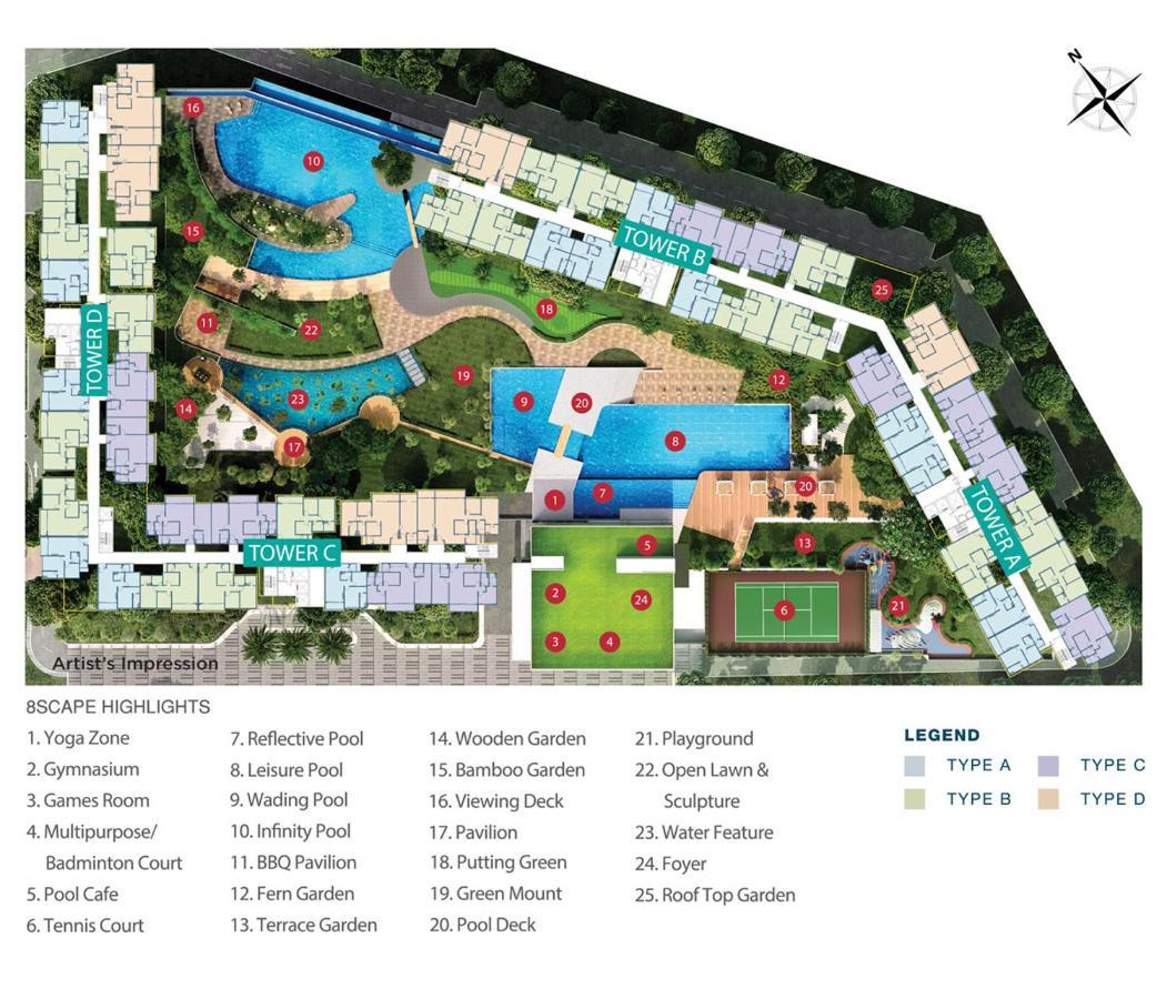 Homenest Jb City Poolview Suite By Cozy Home ยะโฮร์บาห์รู ภายนอก รูปภาพ
